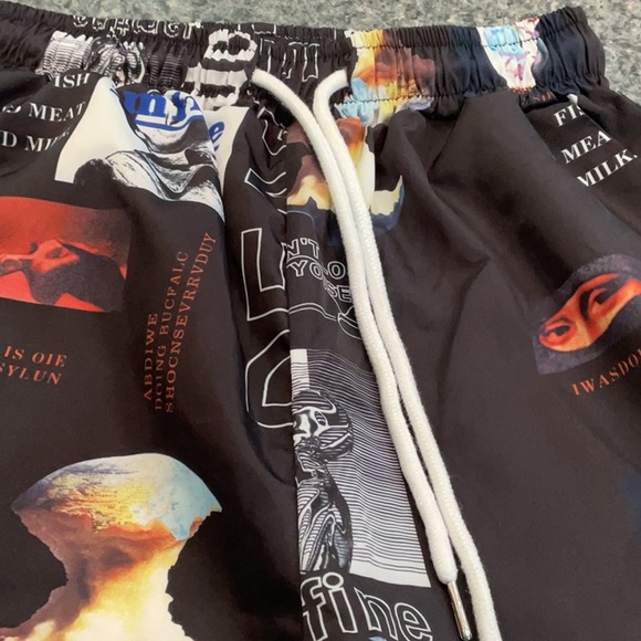 Ninja faith inspiring retro parachute pants size S - Picture 3 of 9